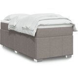 Maison Chic Box spring postelja - Vzmetna postelja z vzmetnico taupe 90x190 cm blago SL5035, (21887979) | Shoptok.si