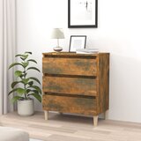 vidaXL Komoda dimljeni hrast 60x35x69 cm konstruiran les Cene