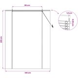 Rolo zavjesa Prirodna i smeđa 130 x 220 cm Bambus | shoptok.hr