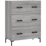  Visoka komoda siva sonome 69,5x34x180 cm od konstruiranog drva | shoptok.hr