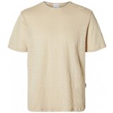 Selected Majice & Polo majice T-Shirt Bet Linen - Oatmeal Bež Cene