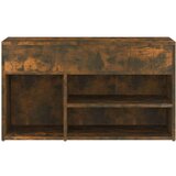 vidaXL klupa za cipele dimljeni hrast 80x30x45 cm konstruirano drvo | shoptok.hr