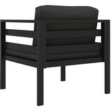SOFA za jednu osobu s jastucima aluminijska antracit | shoptok.hr