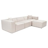 Atelier Del Sofa Ugaona garnitura Lora, 193x65x303 cm, Svetlobraon | Eponuda.ba