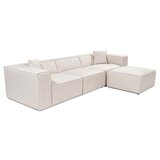 Atelier Del Sofa ugaona garnitura Lora (L1 O1 1R POUFFE ) Light Brown | ePonuda.com