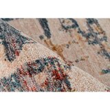 Kayoom RAVNO TKANA PREPROGA Jaka 325 Creme / Multi 160/230 cm tkano krem barve, večbarvno | Shoptok.si