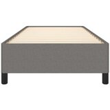 vidaXL Posteljni okvir brez vzmetnice temno siv 90x190 cm enojna blago | Shoptok.si