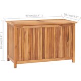  Kutija za pohranu 90 x 50 x 58 cm od masivne tikovine | shoptok.hr