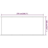  Vertikalna markiza terakota 180x270 cm tkanina oxford, (20703228) | Shoptok.si