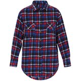 ROCKEASY Bluza modra / nočno modra / rdeča / bela Cene
