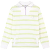 Scalpers Sweater majica 'Summer Tassel' limeta / svijetloroza / bijela