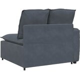  Modularni kauč s naslonom za ruke i jastucima tamno sivi 100 cm | shoptok.hr
