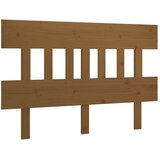  Uzglavlje za krevet boja meda 123,5x3x81 cm masivna borovina | shoptok.hr