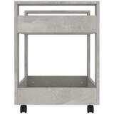 Kolica za radni stol boja betona 60x45x60 cm konstruirano drvo | shoptok.hr