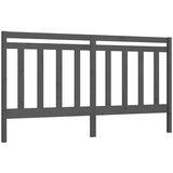  Uzglavlje za krevet sivo 206 x 4 x 100 cm od masivne borovine | Eponuda.ba