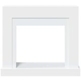 vidaXL Okvir za kamin bela 100x30x87,5 cm inženirski les | Shoptok.si