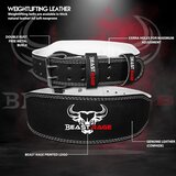 BEAST RAGE usnjeni pas za dvigovanje uteži odprta embalaža | Shoptok.si