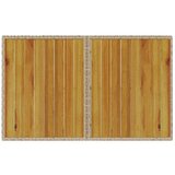  Vrtni stol s drvenom pločom bež 110 x 68 x 70 cm od poliratana | shoptok.hr