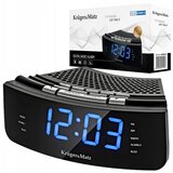 Kruger matz KRUGER&MATZ moderna LCD elektronska FM radio budilka AUX črna KM0813 | Shoptok.si