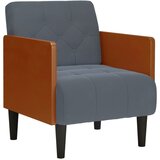 SOFA s naslonima za ruke tamno siva 55 cm baršunasta | shoptok.hr