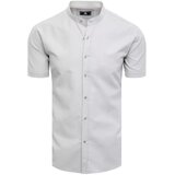 DStreet Light grey Men's Short Sleeve Shirt cene