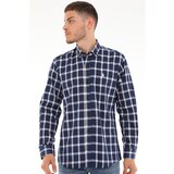 Dewberry G717 DERBERRY MEN'S SHIRT-NAVY - WHITE | shoptok.hr