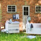 Troll nursery® komoda s previjalno enoto scandy™ white/natural | Shoptok.si