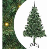 vidaXL Božično drevo med 300 LED z stojalom Zelena 210 cm PVC | Shoptok.si