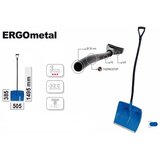  LOPATA ZA SNIJEG ERGOMETAL S ERGONOMSKOM RUČKOM, ALUMINIJUMSKA OŠTRICA, PLAVA | shoptok.hr