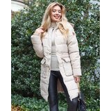 Resti Ladies' beige long winter jacket with synthetic insulation - Clothing | Eponuda.ba