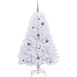  Umjetno božićno drvce Bijelo 80 x 80 x 150 cm PVC i metal | shoptok.hr