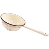 Orion Bež emajlirano kuhinjsko cedilo TONCA 20 cm, (5000037433) | Shoptok.si