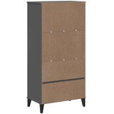  Regal za knjige VIKEN antracit sivi 60 x 35 x 123 cm drveni | shoptok.hr