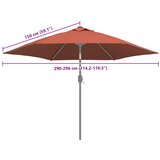  Zamjenska tkanina za vrtni suncobran boja cigle 300 cm | Eponuda.ba