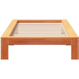 vidaXL Okvir kreveta bez madraca voštano smeđi 75 x 190 cm od borovine | shoptok.hr