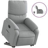 Maison Chic Električni naslanjač - Relax naslanjač s funkcijo vstajanja svetlo siv, (22061395) | Shoptok.si