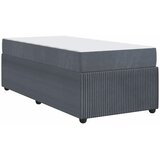 Krevetna konstrukcija Tamno siva 100 x 200 cm tkanina | shoptok.hr