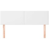  Posteljno vzglavje 2 kosa belo 72x5x78/88 cm umetno usnje, (20954521) | Shoptok.si
