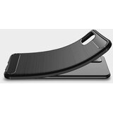Techsuit Carbon Silicone maska za Samsung Galaxy A22 5G - crna | shoptok.hr