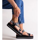 Big Star Black platform sandals | shoptok.hr
