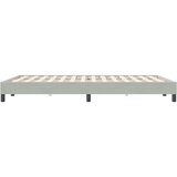 vidaXL posteljni okvir brez vzmetnice svetlo siva 160x220 cm žamet | Shoptok.si