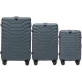  PEA01 PAUN, Set od 3 ABS+ kofera (V, M, S) Wings, TAMNOZELENA | shoptok.hr