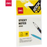 Deli STIKER BLOK 76x76mm PROZIRNI I VODOOTPORNI (50 lista) EA043 | ePonuda.com
