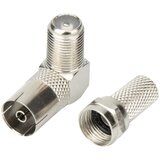 TECRO Konektor za antenu 1KUTNI F NA RF Ž + 1XŽ F | shoptok.hr