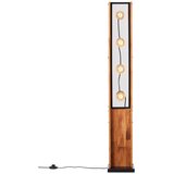 Brilliant Podna lampa CALANDRA 4xE27/42W/230V borovina | Eponuda.com