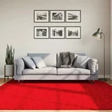 Tepih Preproga HUARTE kratka vlakna mehka in pralna rdeča 200x200 cm