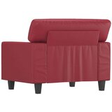  Fotelja crvena boja vina 60 cm od umjetne kože | shoptok.hr