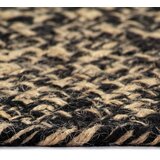  Ručno rađeni tepih od jute crno-smeđi 180 cm | shoptok.hr
