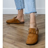 D/CEO Brown closed-toe sandals on a cork sole Lerins | Shoptok.si