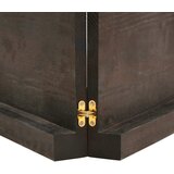  Kupaonska radna ploča tamnosmeđa 120x60x(2-6) cm tretirano drvo | shoptok.hr